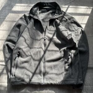 Lands' End Sweater Fleece Quarter Zip Pullover Shirt Mens Size Medium